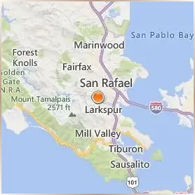 College of Marin Location Map
