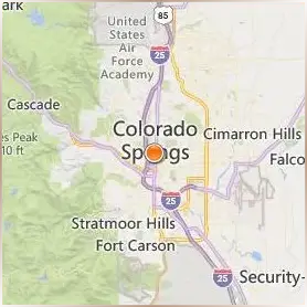 Colorado College Location Map Colorado College Location Map