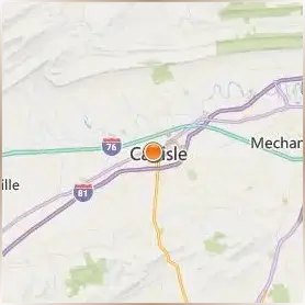 Dickinson College Location Map Dickinson College Location Map