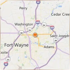 Indiana University Purdue University Fort Wayne Location Map Indiana University Purdue University Fort Wayne Location Map