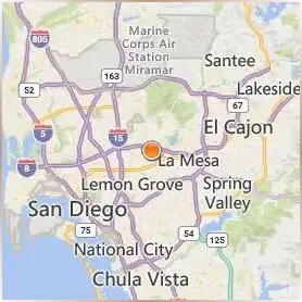San Diego State University Location Map