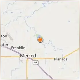 University of California Merced Location Map University of California Merced Location Map