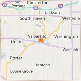 Valparaiso University Location Map Valparaiso University Location Map