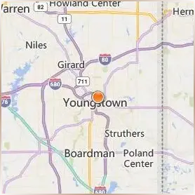 Youngstown State University Location Map Youngstown State University Location Map